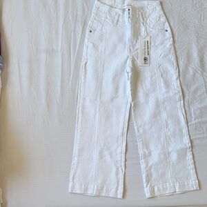 White High-Waisted Women Jeans